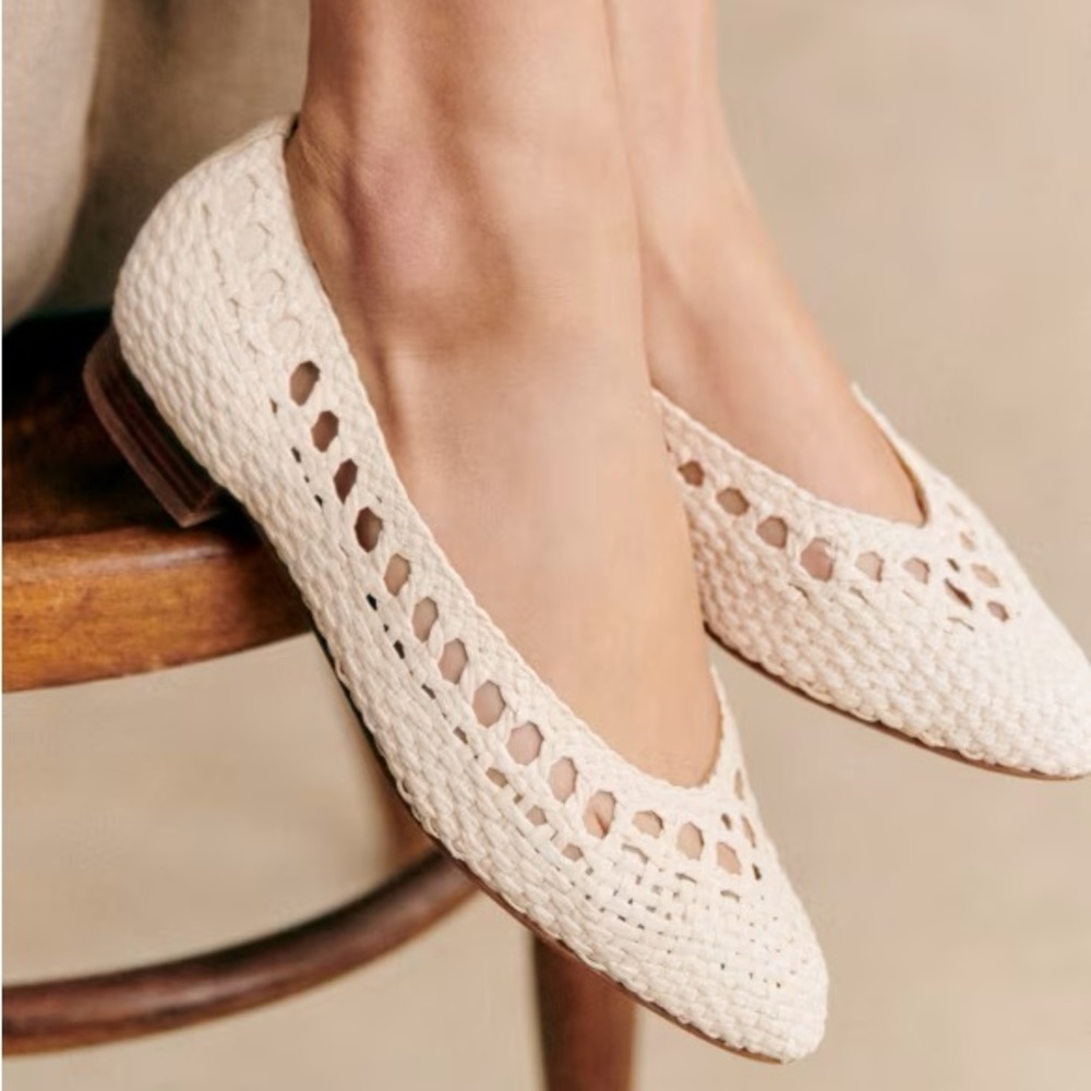 Sezane Ava Ballerinas - like new!